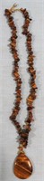 TIGERS EYE BEADED NECKLACE