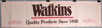 WATKINS CANVAS BANNER*ADVERTISING COLLECTIBLE