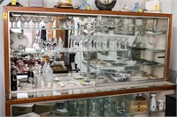 Contents of Top Half of Display Case; Glass,