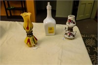 (2) Oil Lamps & McNeill Barber Bottle