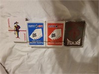 4 packs of playing cards