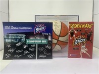 WNBA Detroit Shock Signed Spalding Basketball