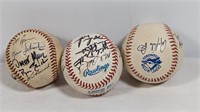 Buffalo Bisons Signed BB's