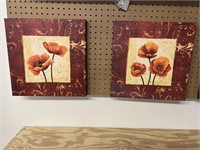 2 Wall Art Canvases