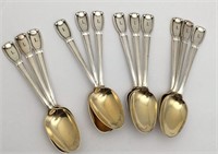12 Tiffany & Co. Sterling Silver Tea Spoons