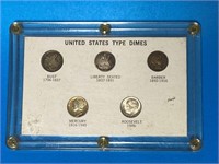 United States Type Dimes Collection