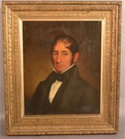 Unsigned 19th Century Portrait of Gentleman.