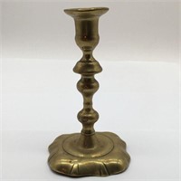 Period Turned Brass Candle Stick