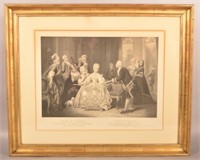 Engraving Signed Gulchat Trianon.