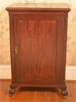 Chippendale Style Mahogany Music Cabinet.