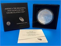 2016 America the Beautiful 5oz Silver Ft. Moultrie