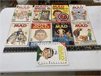 Group of Vintage Mad Magazines