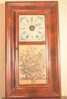 Waterbury Mahogany Ogee-Cased Shelf Clock.