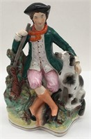 Staffordshire Figure, Hunter With Dog