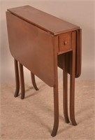 Vintage Mahogany Gate-Leg Handkerchief Table.