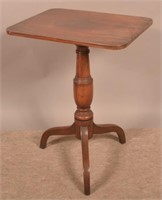 American Federal Mahogany Tilt-Top Candle Stand.