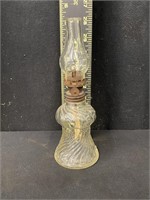 Cute, Vintage Miniature Glass Oil Lamp