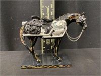Painted Ponies Motorcycle Mustang Figurine