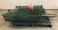Assorted Metal Wire Shelving Parts