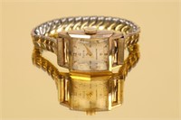 Elgin Shockmaster Gold Filled Vintage Ladies Watch