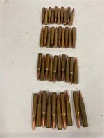 30-06 Calibre.  40 reloaded Cartridges