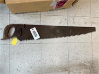 VINTAGE ONE MAN CROSS CUT SAW APPROX 40 INCHES INC