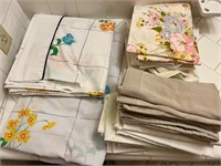 One Matching Sheets set + lots of pillow cases