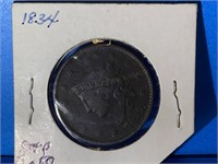 1834 Liberty Head Cent