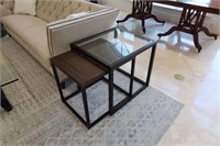 Pair Haverty's Nesting Tables