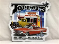 2019 Toppers West Fargo, ND Tin Sign - 1 sided