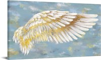 OuElegent Angel Wings Picture Canvas Wall Art