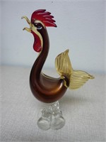 ITALIAN ART GLASS ROOSTER POSSIBLE MURANO