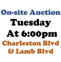 WELCOME TO OUR TUESDAY@6pm ONLINE PUBLIC AUCTION