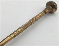 Umbrella With Gold Filled & Mother Of Pearl Handle
