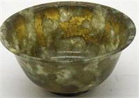 Translucent Green Jade Bowl