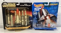 2 different Die  cast space shuttles