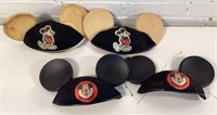 4 vintage Mickey Mouse ear hats