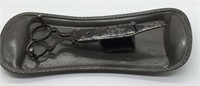 James Dixon & Sons Pewter Tray & Candle Wick Snips