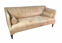 MITCHELL GOLD TAN  SUEDE SOFA