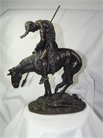 James Fraser Bronze End of Trail by Heikka Foundry
