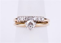 14K Gold Diamond Wedding & Engagement Rings