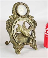 Brass Horseshoe Clock