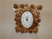 Ormolu Roses Stylebuilt Vanity Clock