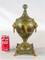 Continental Painted Urn