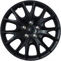 15" Matte Black Replica Wheel Cover