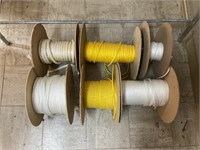 6 rolls of bulk rope / various sizes