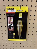NIP Stanley solid brass plumb bob