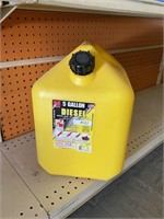 New 5 gallon diesel container