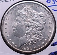1885 CC CHOICE BU MORGAN DOLLAR