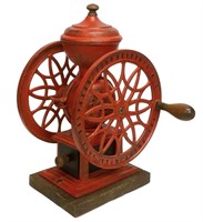 Circa 1875 Two Wheel Cast Iron Coffee Grinder